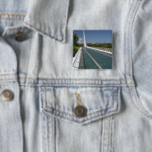 De Sundial Brug bij Turtle Bay Vierkante Button 5,1 Cm (In situ)