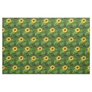 DE SUNFLOWER-fabric Stof