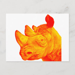 DE SUNNY RHINO BRIEFKAART