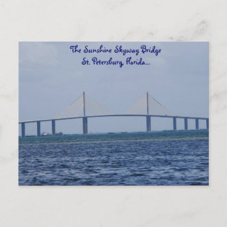 De Sunshine Skyway Bridge Briefkaart
