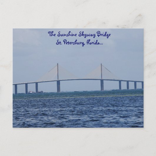 De Sunshine Skyway Bridge Briefkaart (Voorkant)