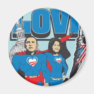 De Super Obamas Magneet