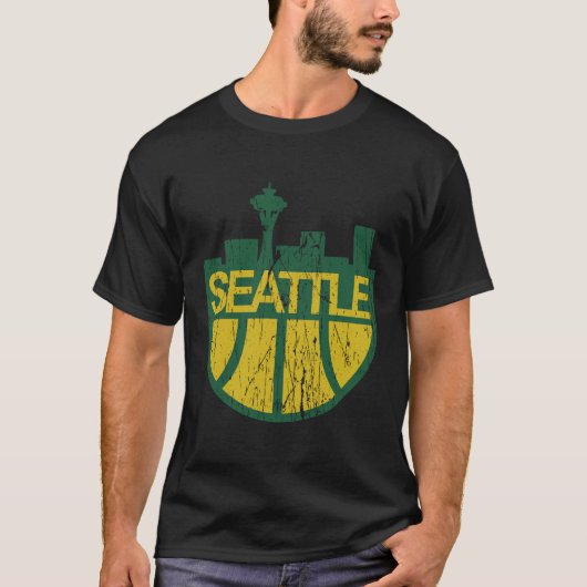 De supersonische skyline van Seattle T-shirt (Voorkant)