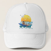 De Surfer Rijdt de Golf | Trucker Pet (Voorkant)