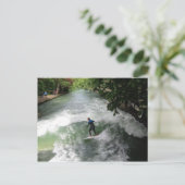 De Surfing in Duitsland Briefkaart (Staand voorkant)
