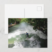 De Surfing in Duitsland Briefkaart (Voorkant / Achterkant)