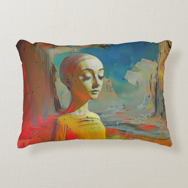 De surrealisme van dit alles accent kussen (Voorkant)