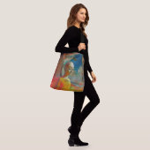 De surrealisme van dit alles crossbody tas (Op model)