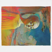 De surrealisme van dit alles fleece deken (Voorkant (Horizontaal))