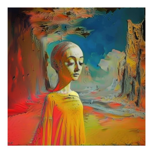 De surrealisme van dit alles foto afdruk (Voorkant)