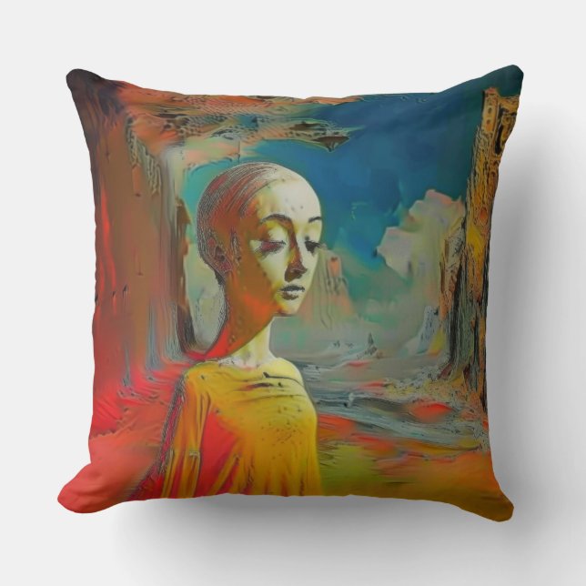 De surrealisme van dit alles kussen (Voorkant)