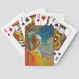 De surrealisme van dit alles pokerkaarten