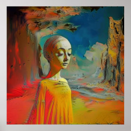 De surrealisme van dit alles poster