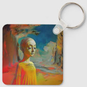 De surrealisme van dit alles sleutelhanger (Achterkant)