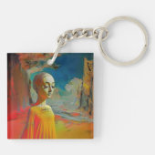 De surrealisme van dit alles sleutelhanger (Achterkant)