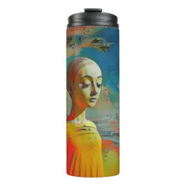 De surrealisme van dit alles thermosbeker