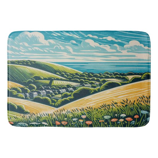 De Sussex Downs Badmat (Voorkant)