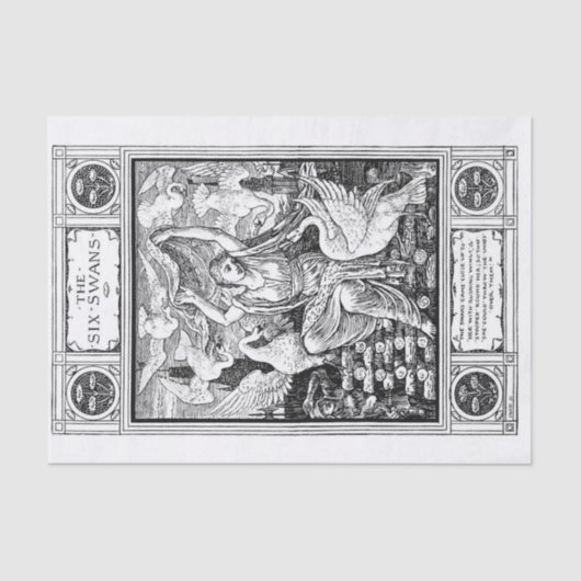 De Swan Princes Tissuepapier (Voorkant)