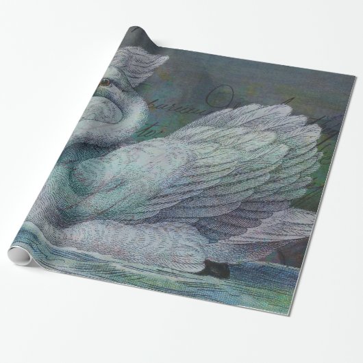 De Swan ruist ook Cadeaupapier (Uitgerold)