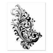 De Swirl Rubber Stamp 4x5 Rubberstempel (Afrduk)