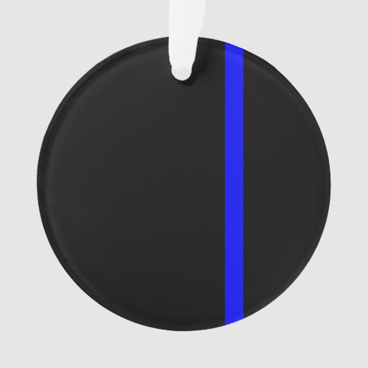 De symbolische dun blauwe lijn Verticale stijl Ornament (voorkant)