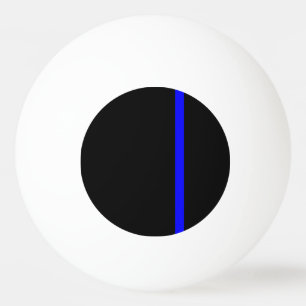 De symbolische dun blauwe lijn Verticale stijl Pingpongballen