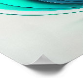 De symfonie van Brush. Abstracte tandenborstel kun Poster (Hoek)