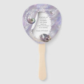 De symfonie van het zwemmen met de moeder van Pear Handwaaier (Achterkant)