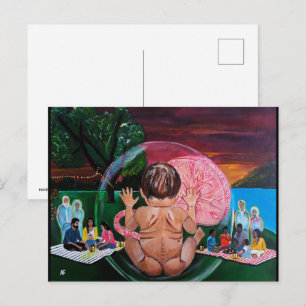 De Symfonie van Ziels Schilderij door Alfred Fox   Briefkaart