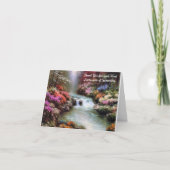 De sympathie dankt u kaardt bedankkaart (Voorkant)