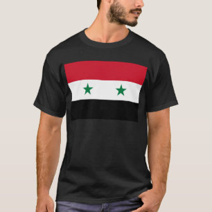 De Syrische Arabische Vlag van de Republiek - Vlag T-shirt