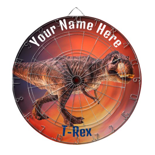 De T-Rex Dartbord (Voorkant)