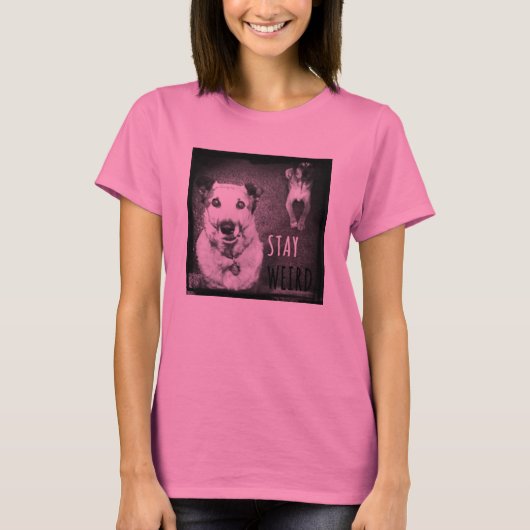 De T-shirt étrange Bubblegum de chien de (Devant)