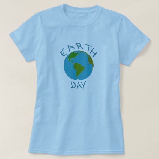 De T-shirt van de Dag van de aarde (Design voorkant)