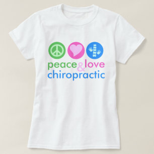 De T-shirt van de Liefde & van de Chiropraktijk