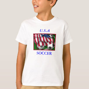 De T-Shirt van het Amerikaanse Soccer Child