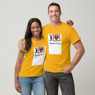 "De T-shirt van het Man van de Spier van de Liefde
