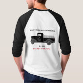 de T-shirt van het oude Man Garage Mechanic Mannen (Achterkant)