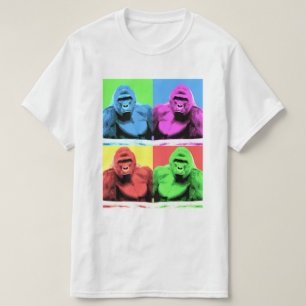 De T-shirt van het Pop-art van Harambe
