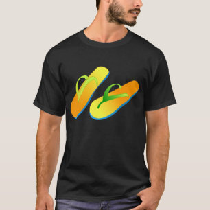 De T-shirt van het teenslipper