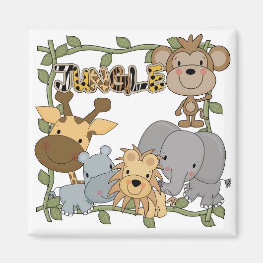 De T-shirts en de Giften van de Dieren van het Oer Magneet (Voorkant)