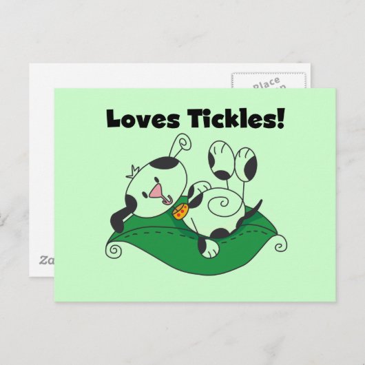 De T-shirts en de Giften van de Kietelend Briefkaart (Voorkant / Achterkant)