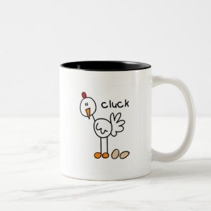 De T-shirts en de Giften van de Kip van het Cijfer Tweekleurige Koffiemok