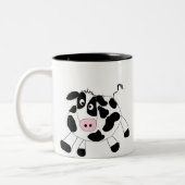 De T-shirts en de Giften van de Koe van het Tweekleurige Koffiemok (Links)