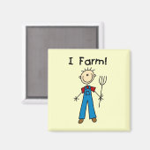 De T-shirts en de Giften van de Landbouwer van het Magneet (Voorkant / Achterkant)