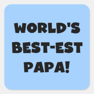 De T-shirts en de Giften van de Pa van het Vierkante Sticker