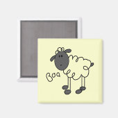 De T-shirts en de Giften van de Schapen van het Magneet (Voorkant / Achterkant)