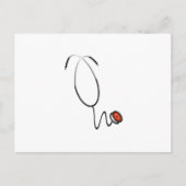 De T-shirts en de Giften van de stethoscoop Briefkaart (Voorkant)