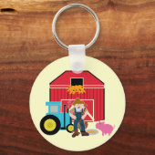 De T-shirts en de Giften van het boerenerf Sleutelhanger (Voorkant)