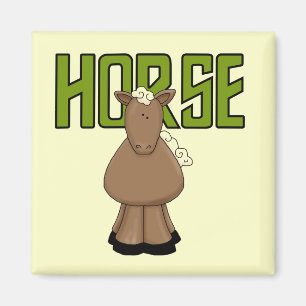 De T-shirts en de Giften van het paard Magneet